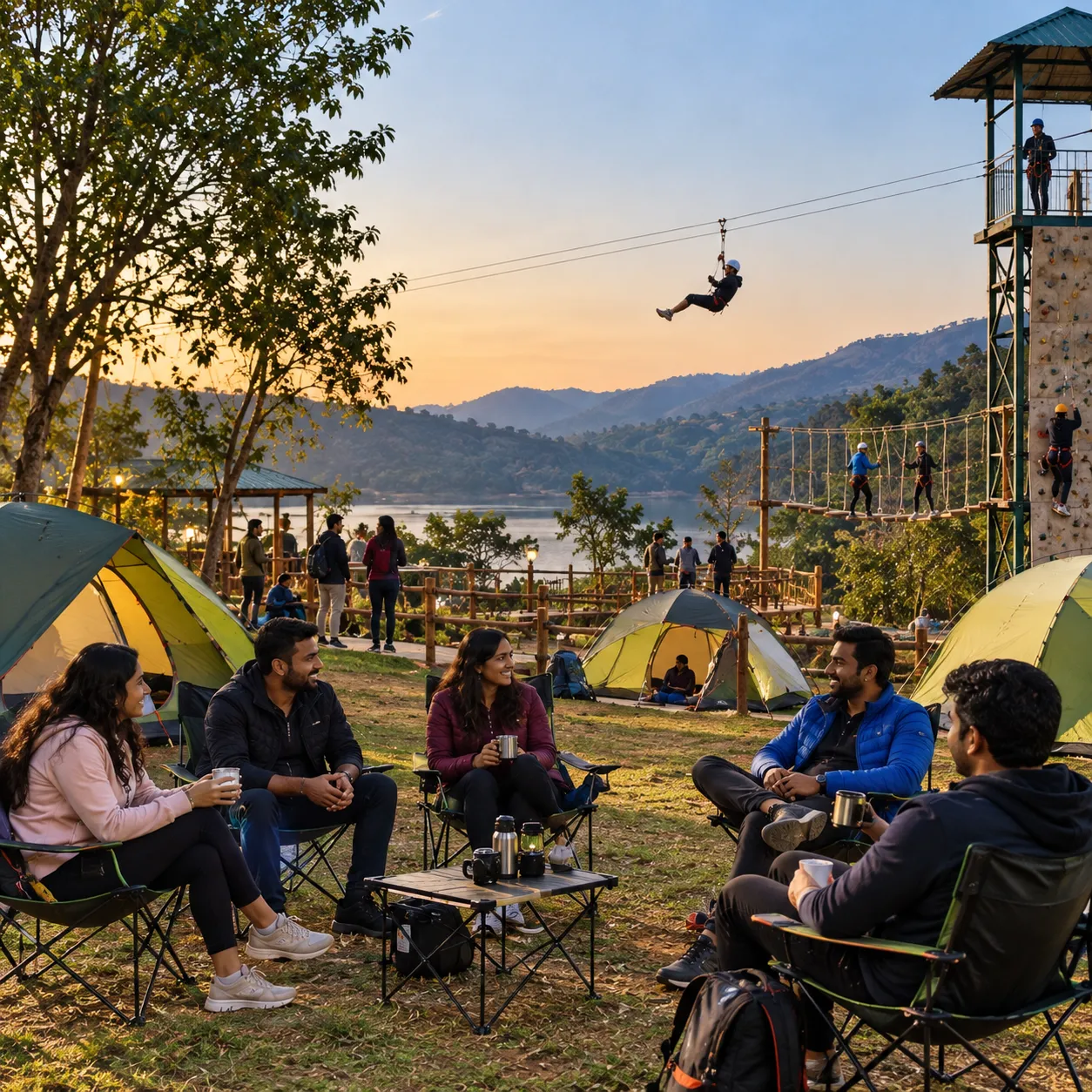 Camping area and adventure
